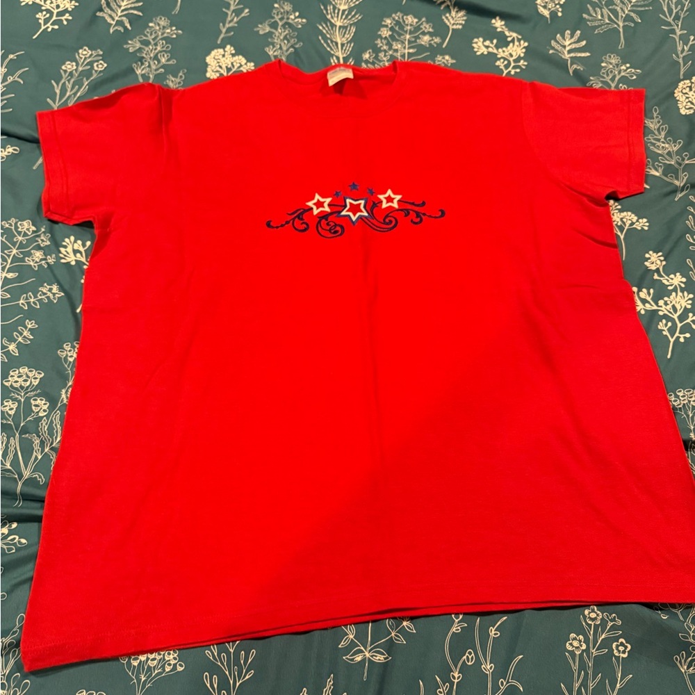 6 FOR $10 XL patriotic shirt womens
